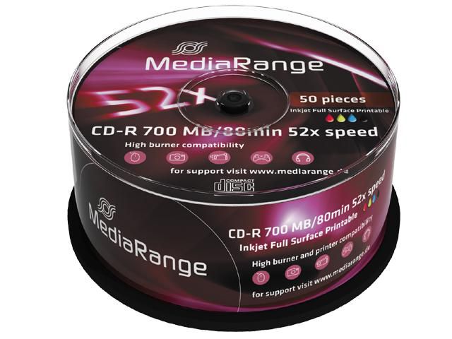 MediaRange MR208 CD-R 700MB80min Printable 