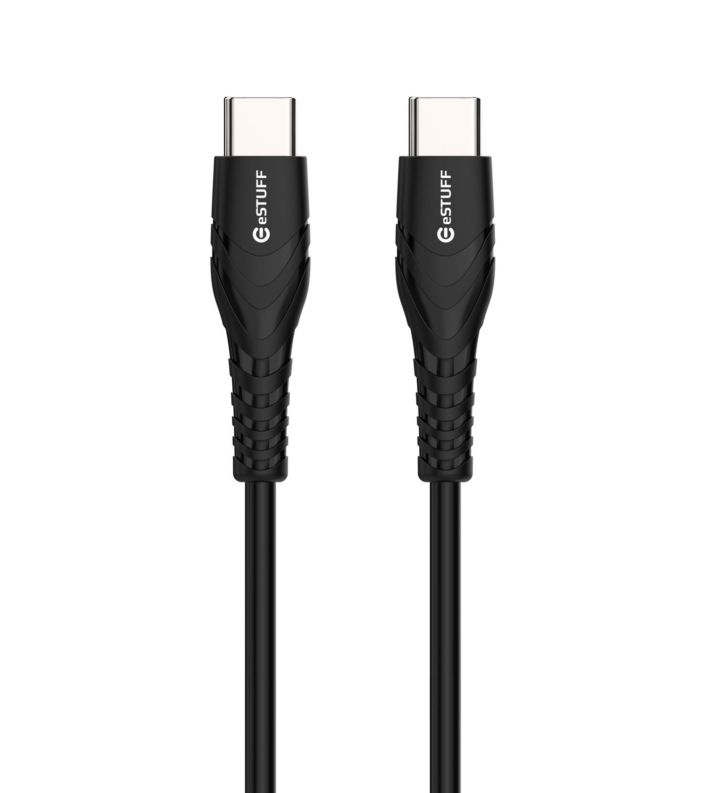eSTUFF ES604203-BULK W126279368 USB-C - C Cable 2,0m Black 