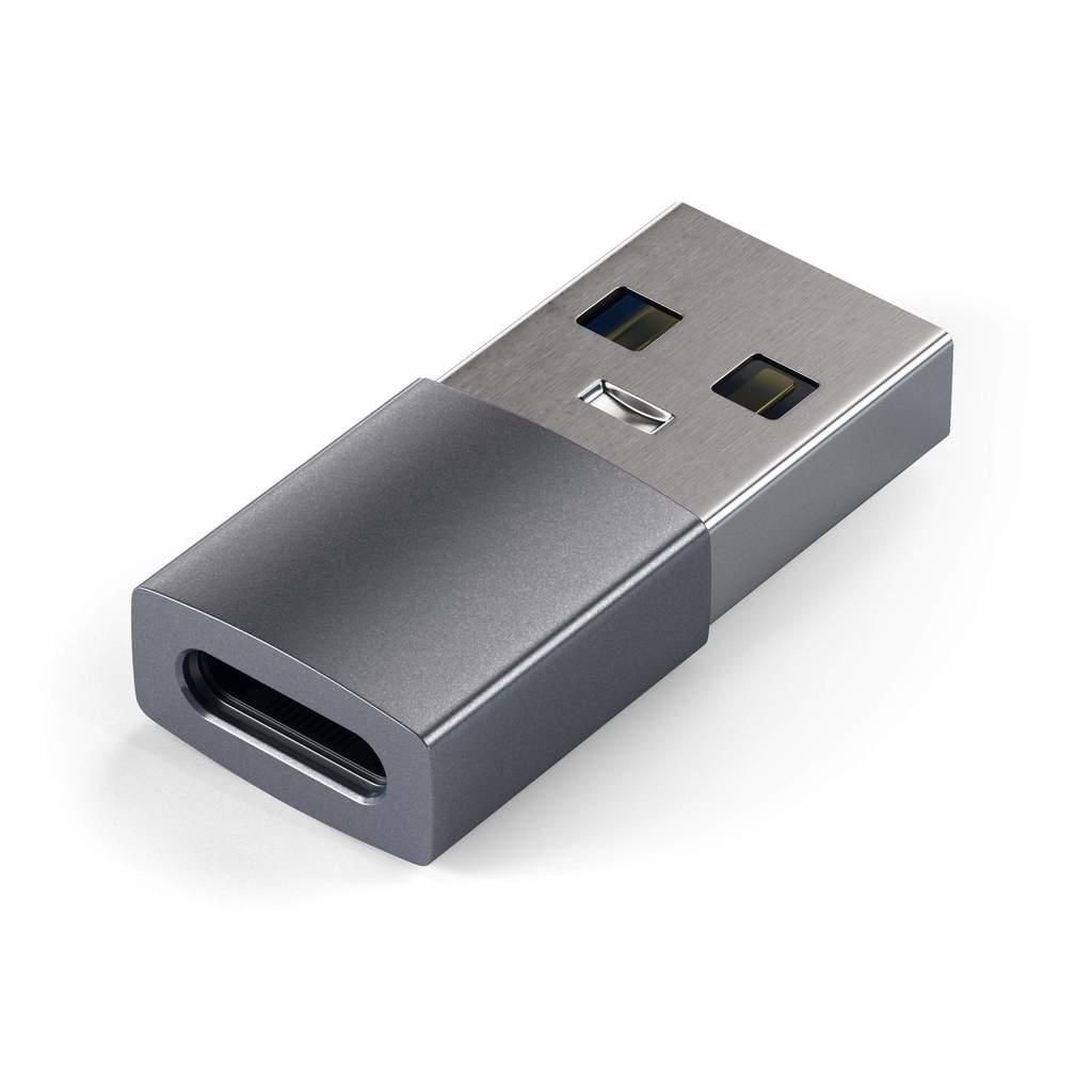 SATECHI ST-TAUCM cable gender changer USB-A USB-C Grau (ST-TAUCM)