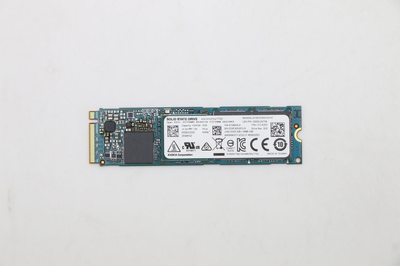 Lenovo 5SS0W79498 W126197958 SSD M.2 2280PCIe NVMe 1TB 