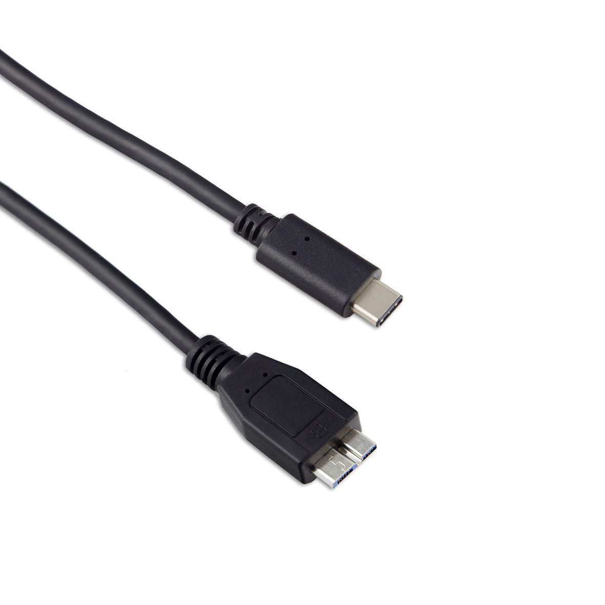 TARGUS USB-C To Micro B 10Gbps High Speed Gen 3,1 (1m Kabel 3a) schwarz