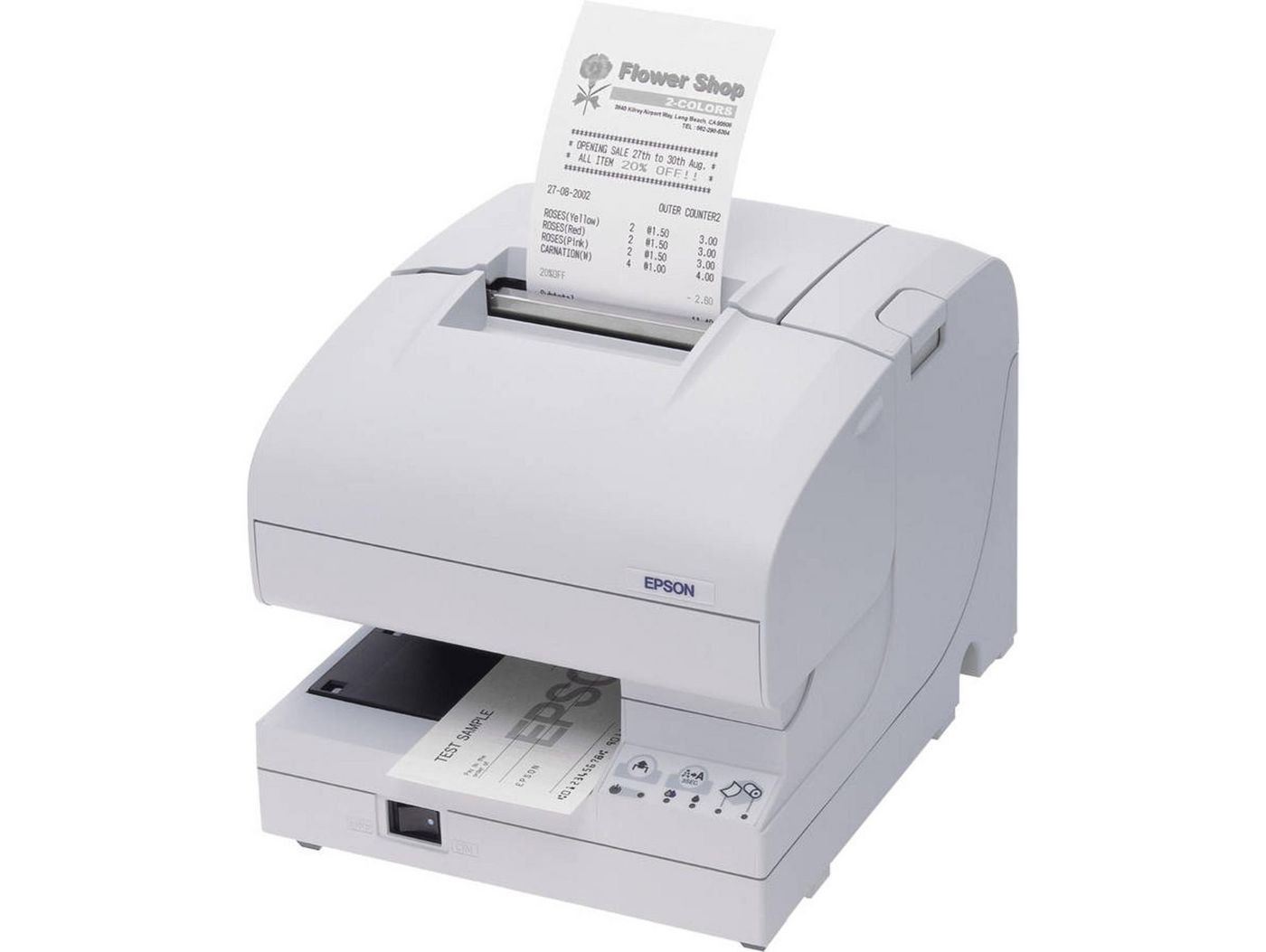 Tm-j7700 (321) - Receipt Printer - Inkjet - 58 Mm - 83 Mm - USB / Ethernet - White