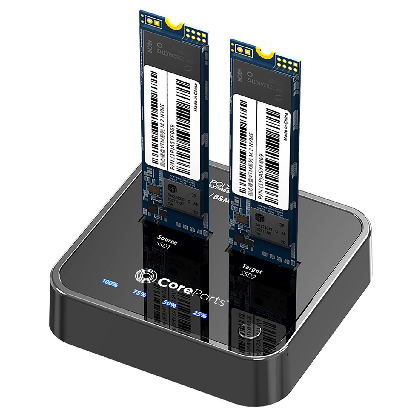 CoreParts MS-CLONER-NVME W126612152 USB3.2 Type C 10Gpbs M.2 