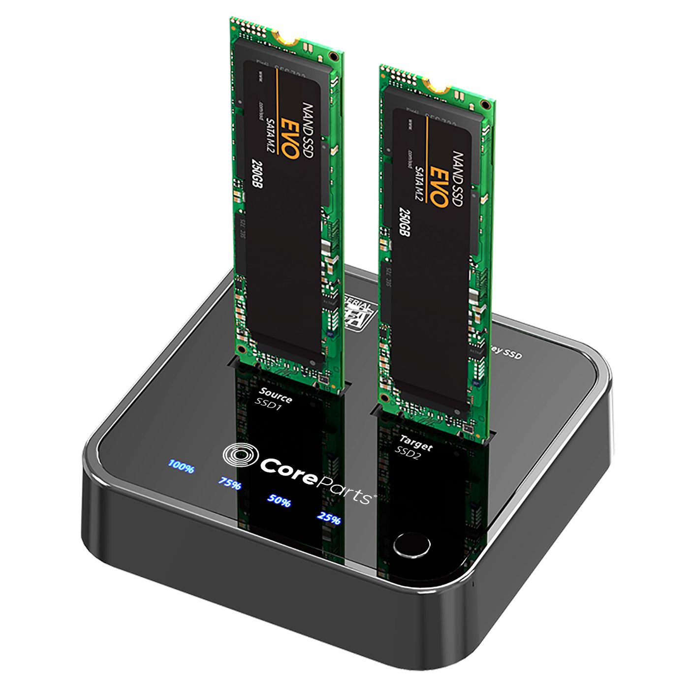 CoreParts MS-CLONER-SATA W126611628 USB3.2 Type C 10Gbps SATA 