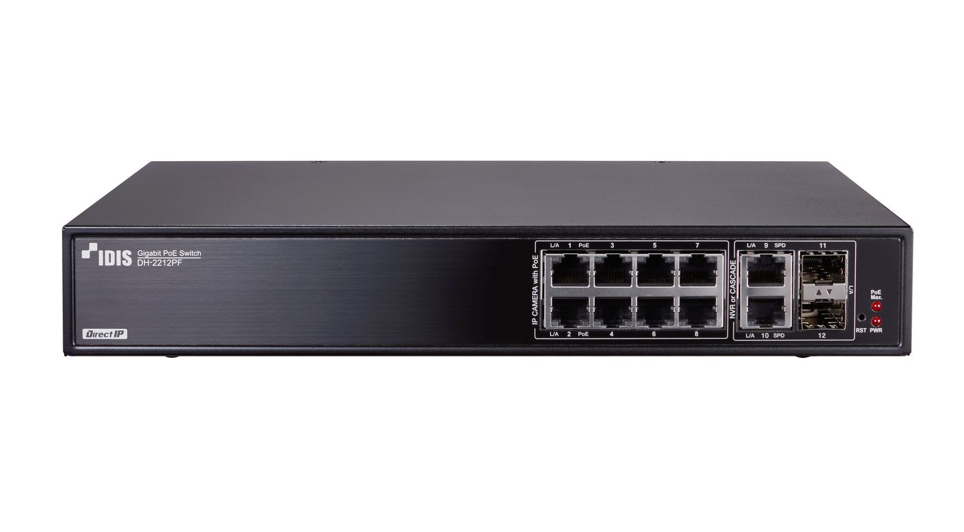DirectIP 8 Ports PoE Hub 2