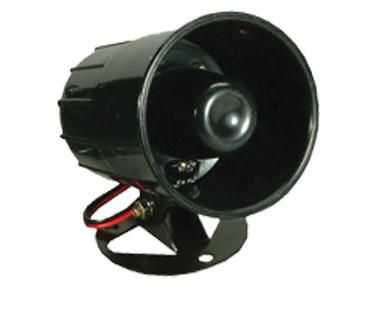 Blk Horn Sounder 12V Pkd In