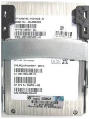 400GB 3G SATA QR 2.5IN MDL SSD