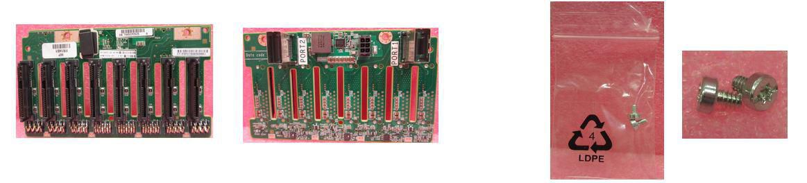 Плата Hewlett Packard Enterprise SAS/SATA backplane board, 777279-001-RFB, 777279-001