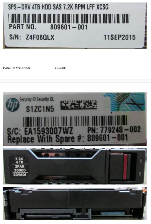 DRV 4TB HDD SAS 7.2K RPM LFF