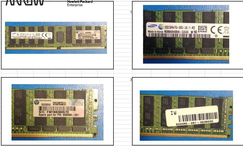 128GB (1x128GB) Octal Rank - 819415-001-RFB