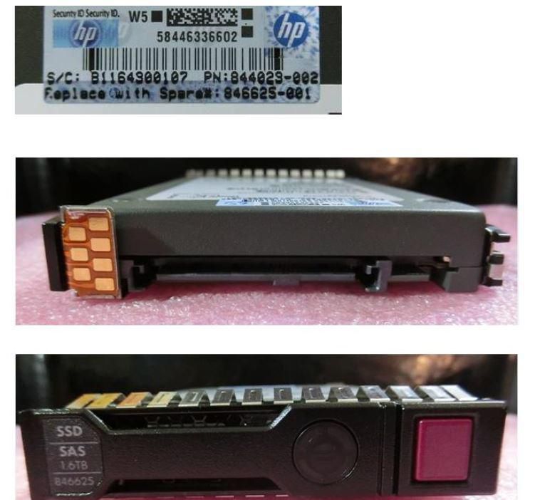 HP ENTERPRISE DRV SSD 1.6TB 12G SFF SAS MU-1