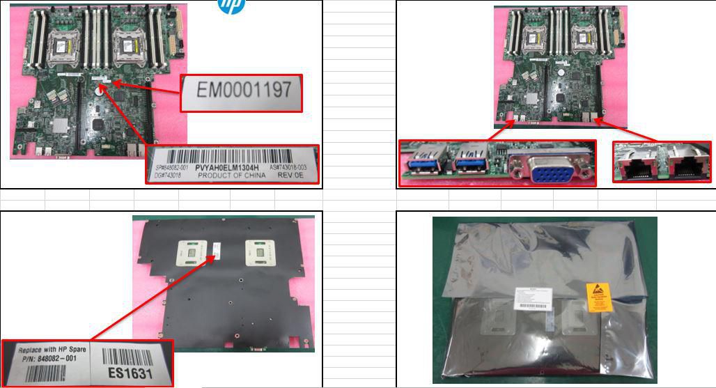 PCA M/B DL160/180GEN9