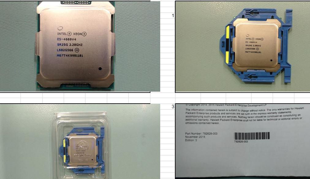 E5-4669v4 (2.20GHz - 22-Core) - 852385-001-RFB