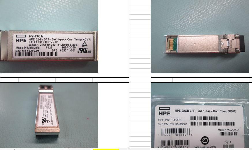 SPS-32Gb SFP+ SW confezione da 1 Com Temp XCVR