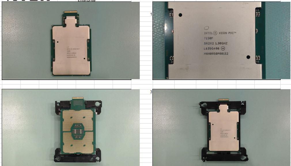 KNL 7230F 64C 1.30G 32M 230W