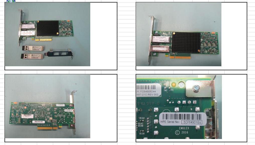 16Gb Dual Port Fibre Channel