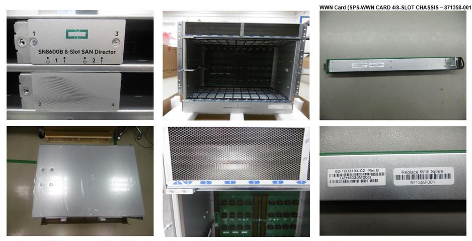 Hewlett-Packard-Enterprise 871351-001-RFB W129056720 CHASSIS SN8600B 8-SLOT 