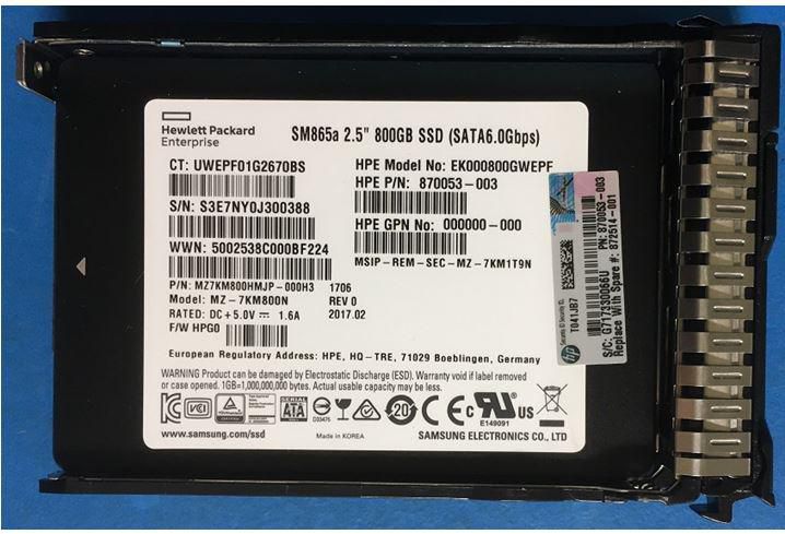 800GB SATA 6G SFF WI-3 DS SC