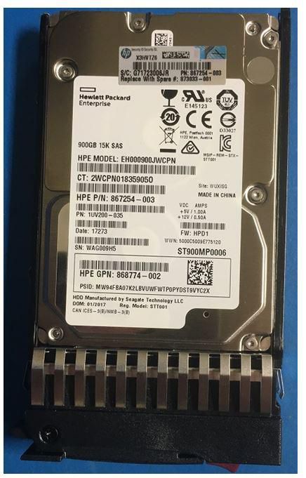 HDD 900GB 12G 15K SFF SAS