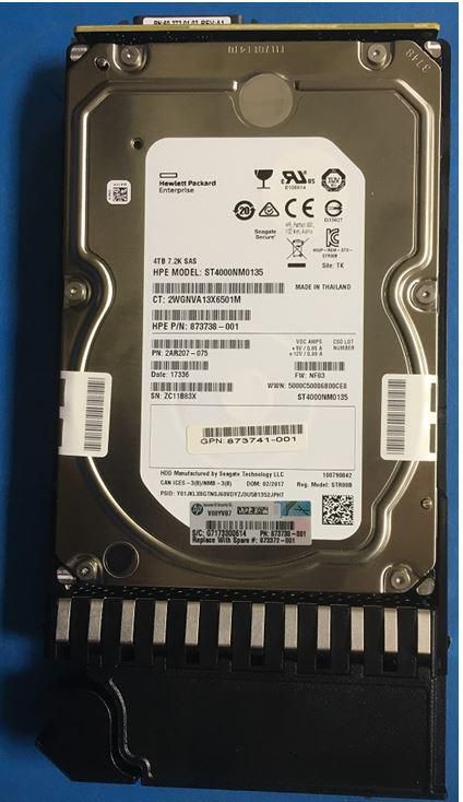 4TB 12G 7.2K DP LFF SAS SED