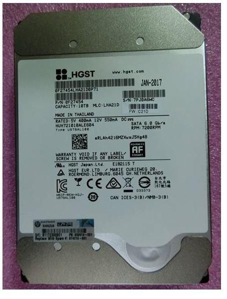 HDD 10TB 6G 7.2K LFF SATA MDL