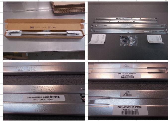 1U Easy Install Rail Kit for