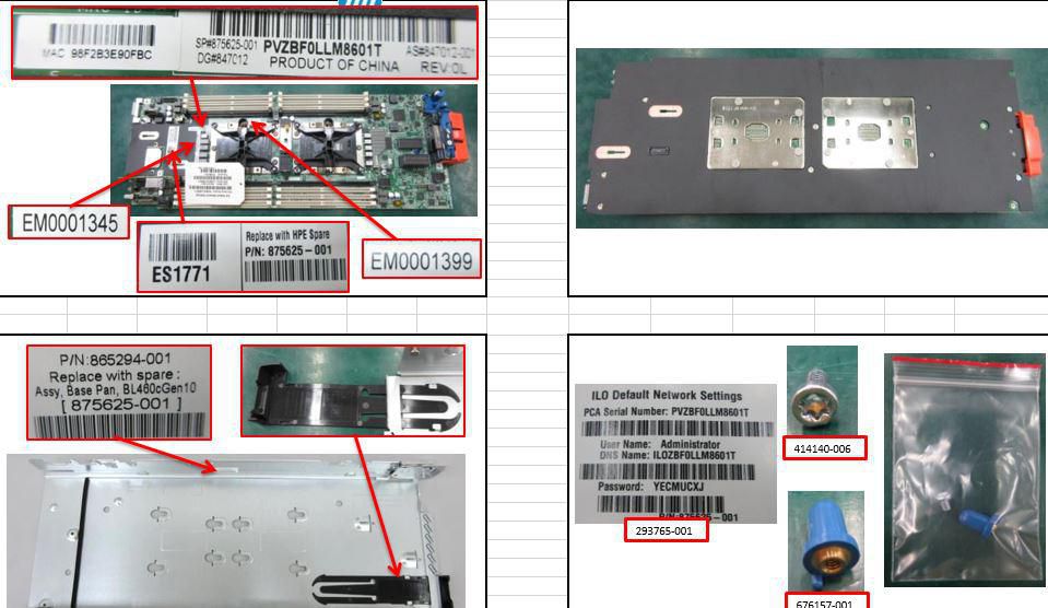 SPS-PCA MLB BL460C GEN10