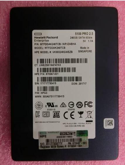 SSD 240GB SFF SATA SFF RI DS