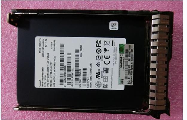 HP ENTERPRISE SSD 480GB SFF SATA RI DS SC