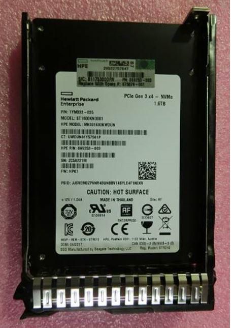 SSD 1.6TB SFF NVME X4 MU SCN