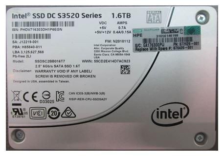 SSD 1.6TB 6G SATA RI