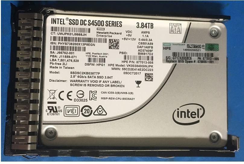 SSD 3.84TB 6G SFF SATA RI SC