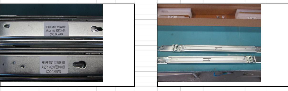 4U rack rail kit for HPE