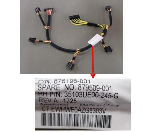 Fan-midplane cable kit for