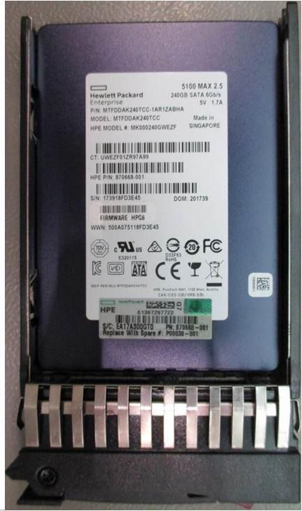 SSD 240GB 6G SFF SATA MU