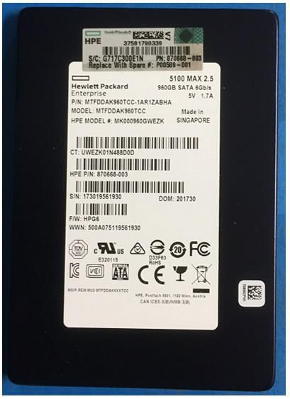 960GB SATA 6Gbps Small Form