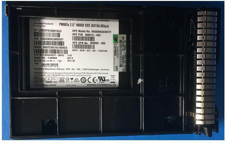 SSD 960GB 6G LFF SATA PLP SC
