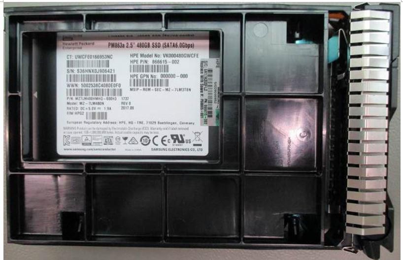 HP ENTERPRISE HPE SPS-DRV SSD 480GB 6G LFF SATA PLP SC
