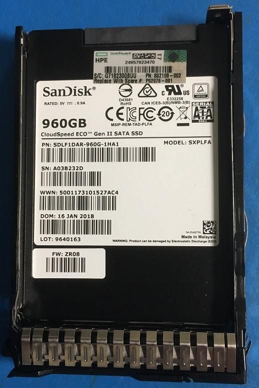 DRV SSD 960GB SFF SATA