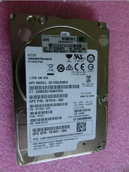 HP ENTERPRISE DRV HDD 1.2TB 10K SFF