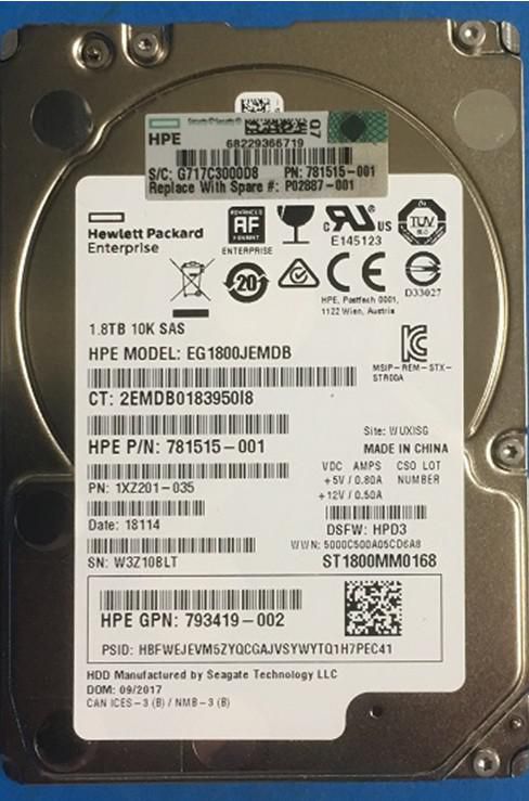 DRV HDD 1.8TB 10K SFF