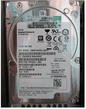 DRV 1.8TB SFF HDD 10K SS7K &