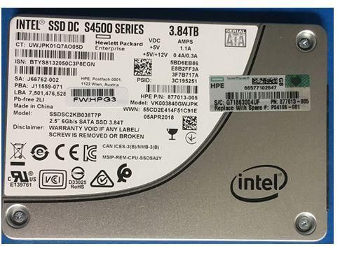DRV SSD 3.84TB SFF SATA RI RW