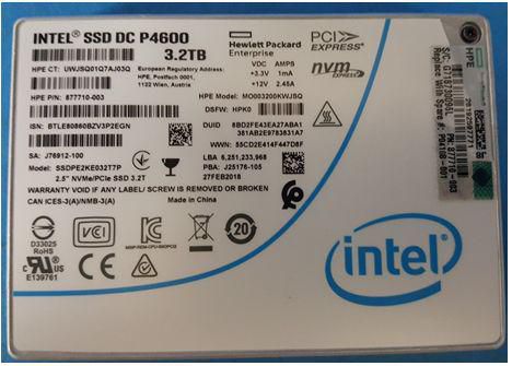 DRV SSD 3.2TB SFF NVMe x4 MU