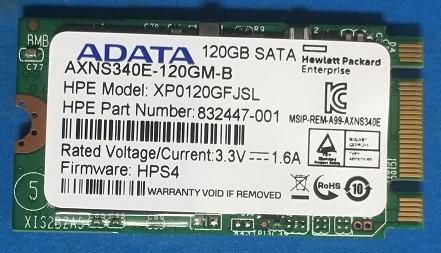 DRV SSD 120GB 6G SATA 2242