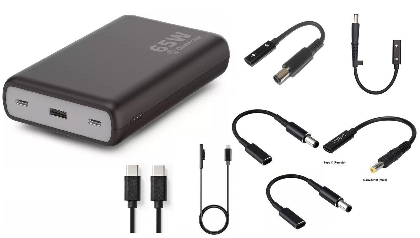 Cargador USB tipo C de 65W para smartphones, tablets, portátiles,  ultrabooks y cualquier otro dispositivo con puerto USB-C.