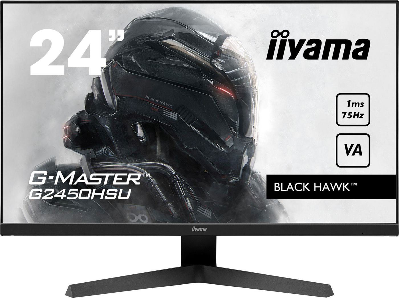 Desktop Monitor - G-MASTER G2450HSU-B1 - 24in - 1920x1080 (FHD) - Black