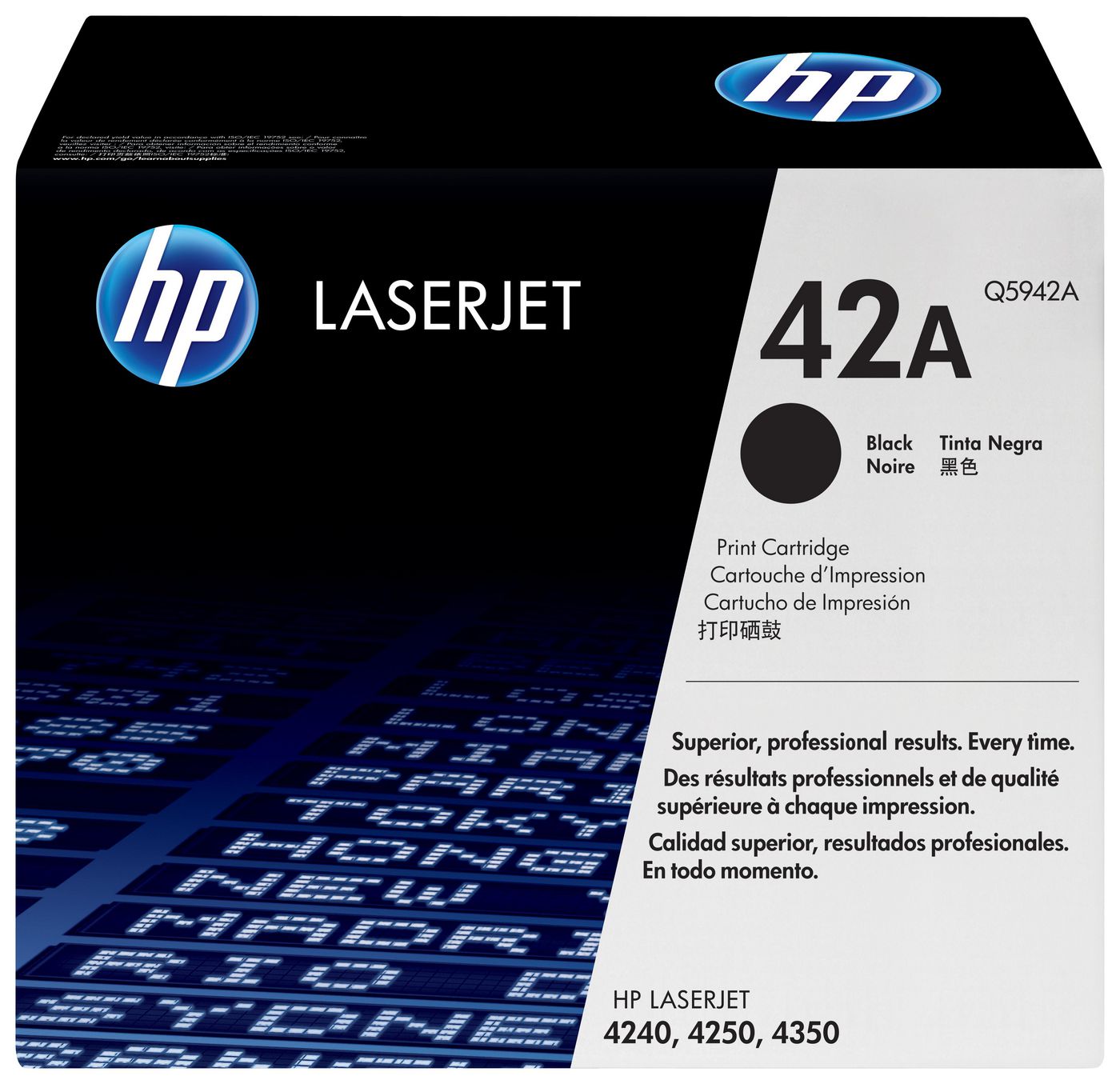 HP 42A Schwarz LaserJet Tonerpatrone (Q5942A)