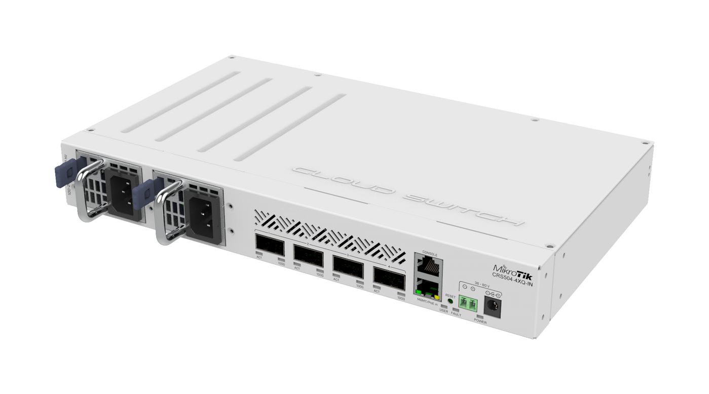 MikroTik CRS504-4XQ-IN W126799248 Cloud Router Switch 