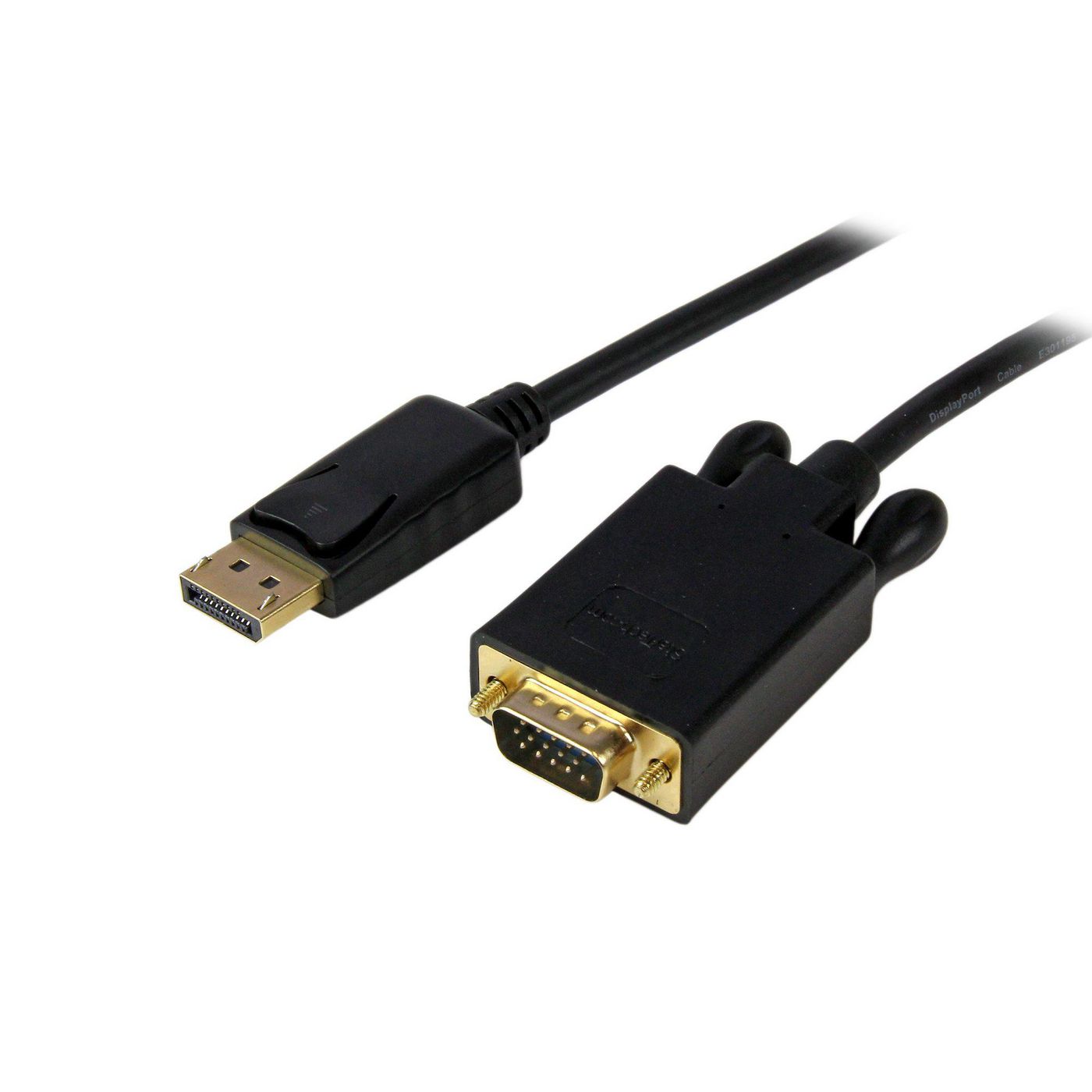 STARTECH.COM DisplayPort auf VGA Kabel 1,8m (Stecker/Stecker) - DP zu VGA Kabel Adapter - Schwarz